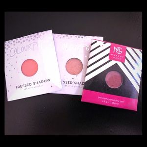 Colourpop and Makeup Geek Shadow Singles